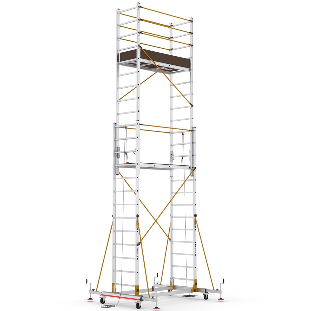 Aluminijasti mobilni oder TeleSafeXLN, delovna višina 7,20 m