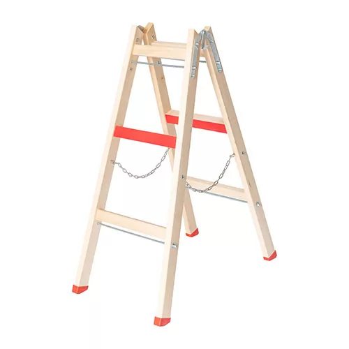 Lesena profesionalna lestev - 3 stopnice (120 cm)