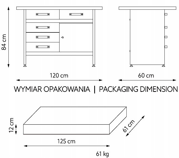 Radionički stol K-5